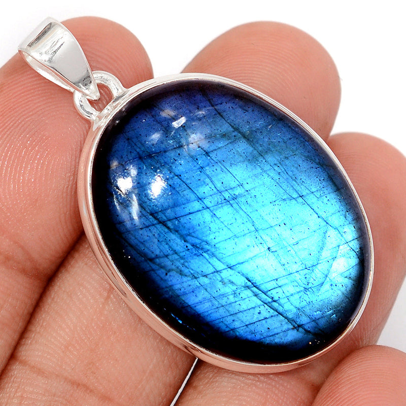 1.7" Heavy Piece - Blue Fire Labradorite Pendants - BFLP2304