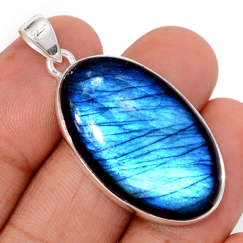 1.7" Heavy Piece - Blue Fire Labradorite Pendants - BFLP2332