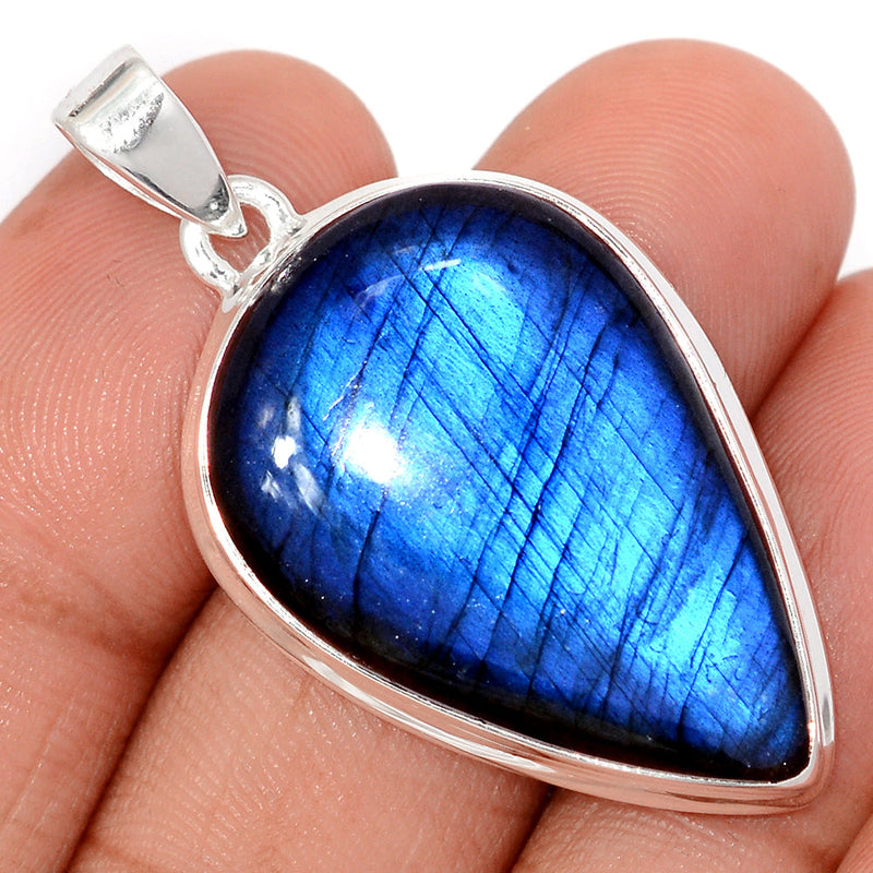 1.7" Blue Fire Labradorite Pendants - BFLP2346