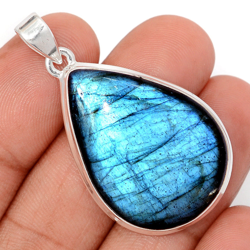 1.7" Blue Fire Labradorite Pendants - BFLP2349