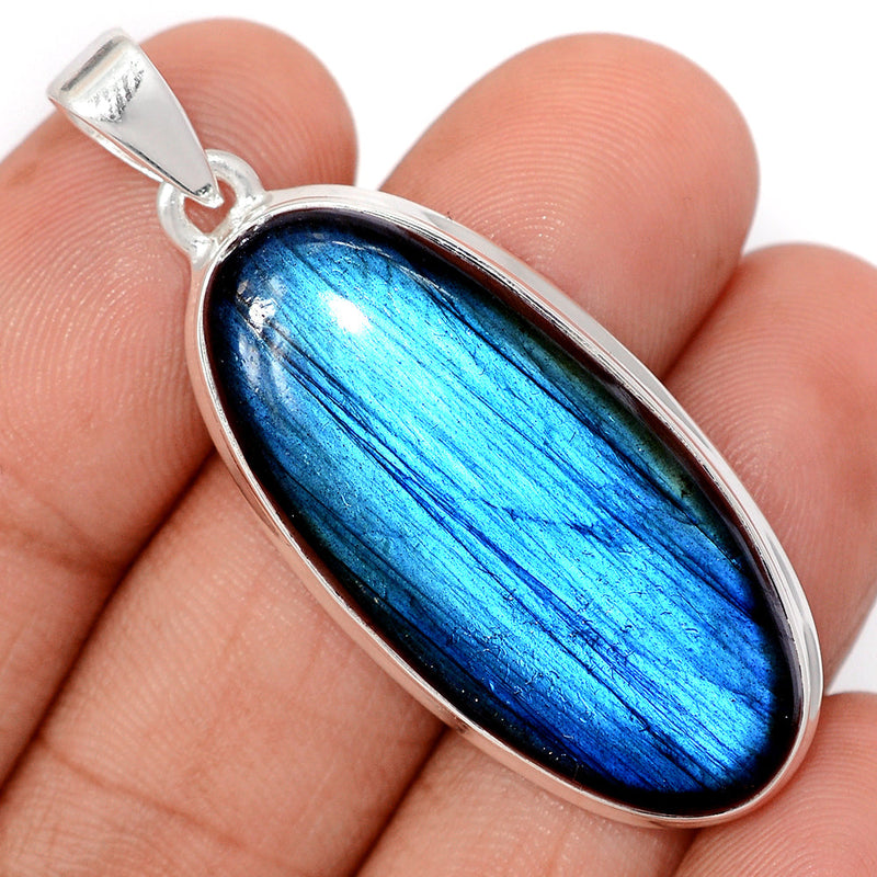 1.8" Heavy Piece - Blue Fire Labradorite Pendants - BFLP2350