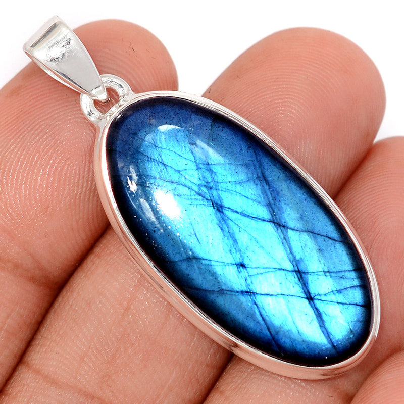 1.7" Blue Fire Labradorite Pendants - BFLP2362