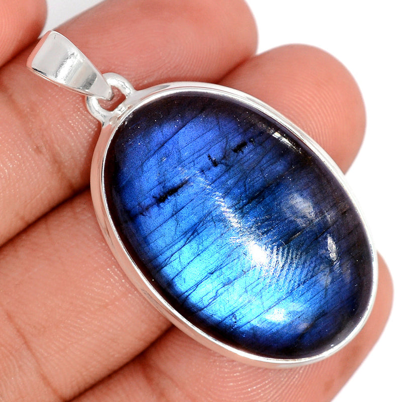 1.7" Heavy Piece - Blue Fire Labradorite Pendants - BFLP2384