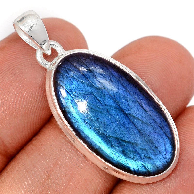 1.5" Blue Fire Labradorite Pendants - BFLP2386