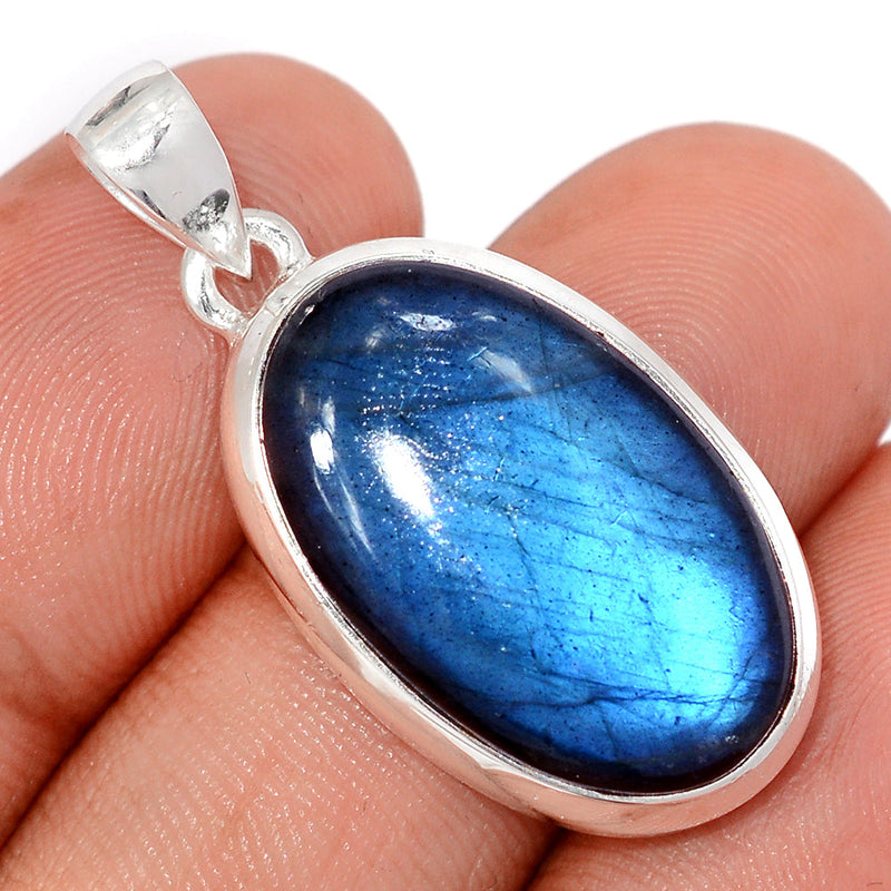 1.3" Blue Fire Labradorite Pendants - BFLP2389