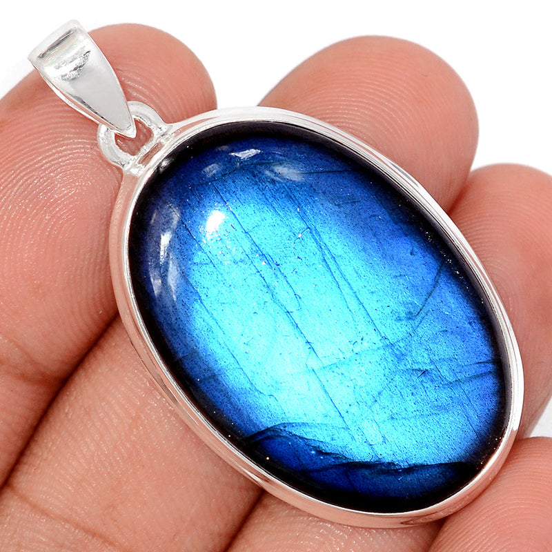 1.8" Heavy Piece - Blue Fire Labradorite Pendants - BFLP2391
