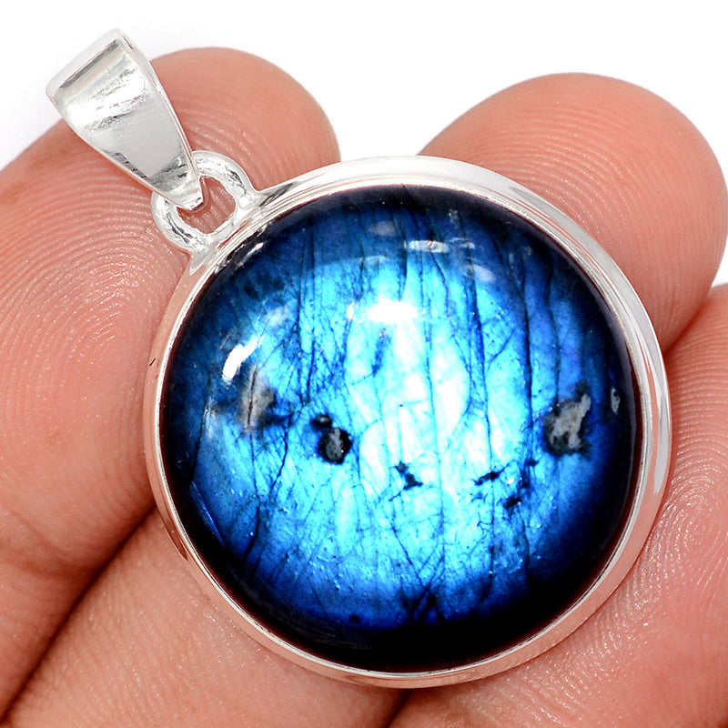 1.5" Blue Fire Labradorite Pendants - BFLP2393