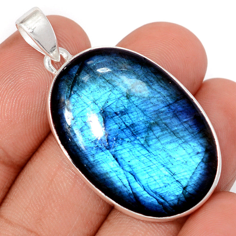 1.7" Heavy Piece - Blue Fire Labradorite Pendants - BFLP2415
