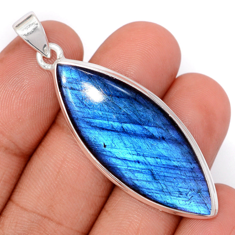 2.1" Blue Fire Labradorite Pendants - BFLP2419
