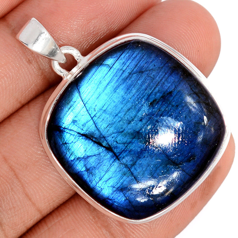 1.6" Heavy Piece - Blue Fire Labradorite Pendants - BFLP2420