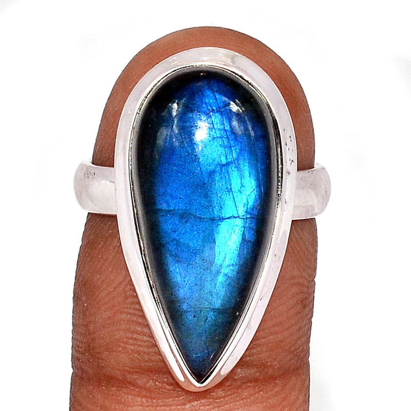 Blue Fire Labradorite Ring - BFLR1581