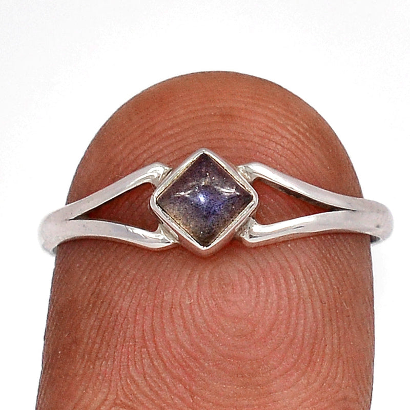 Small Plain - Blue Fire Labradorite Ring - BFLR1696
