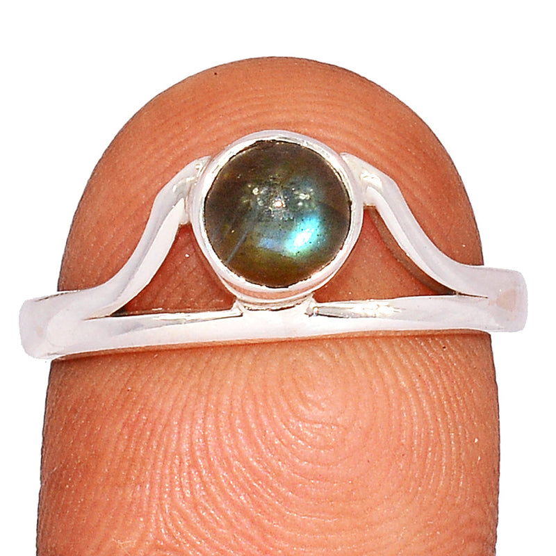 Small Plain - Blue Fire Labradorite Ring - BFLR1736