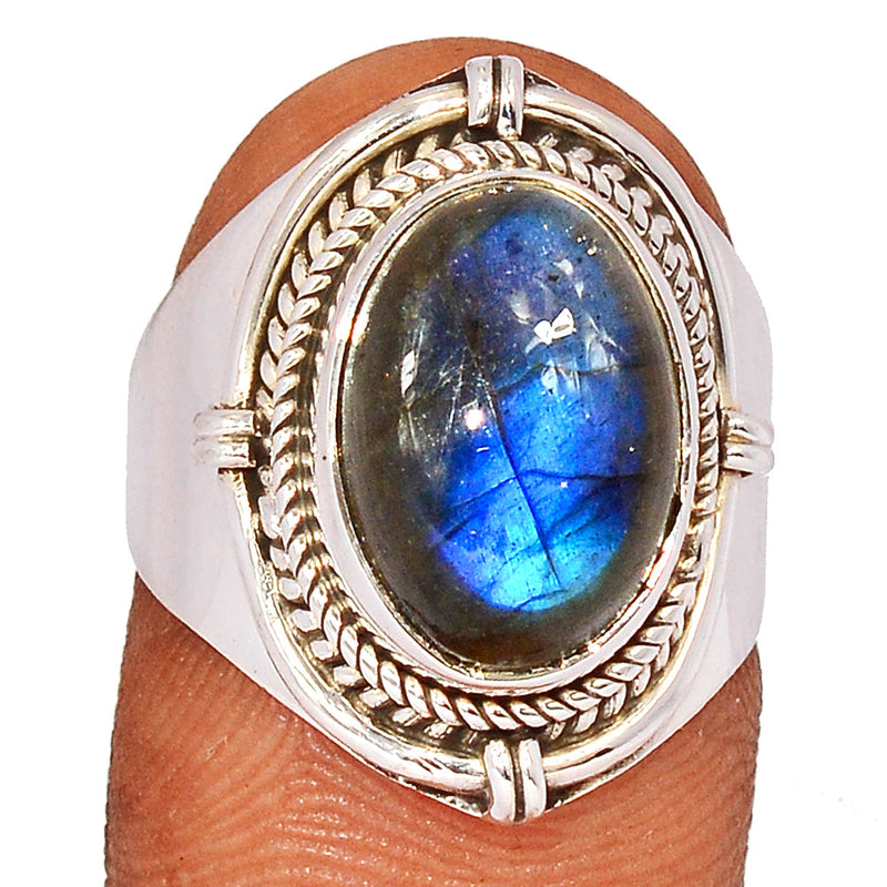 Fine Filigree - Blue Fire Labradorite Ring - BFLR1743
