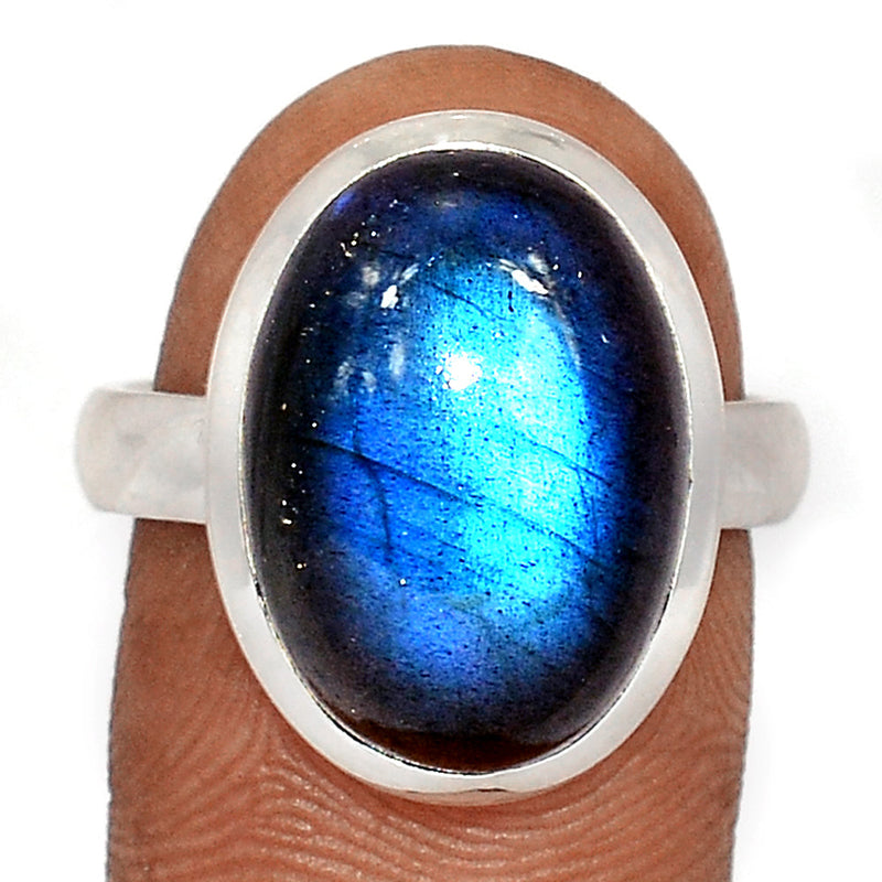 Blue Fire Labradorite Ring - BFLR1823