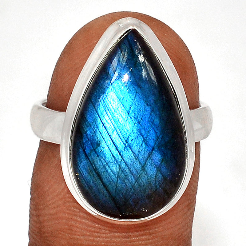 Blue Fire Labradorite Ring - BFLR1908