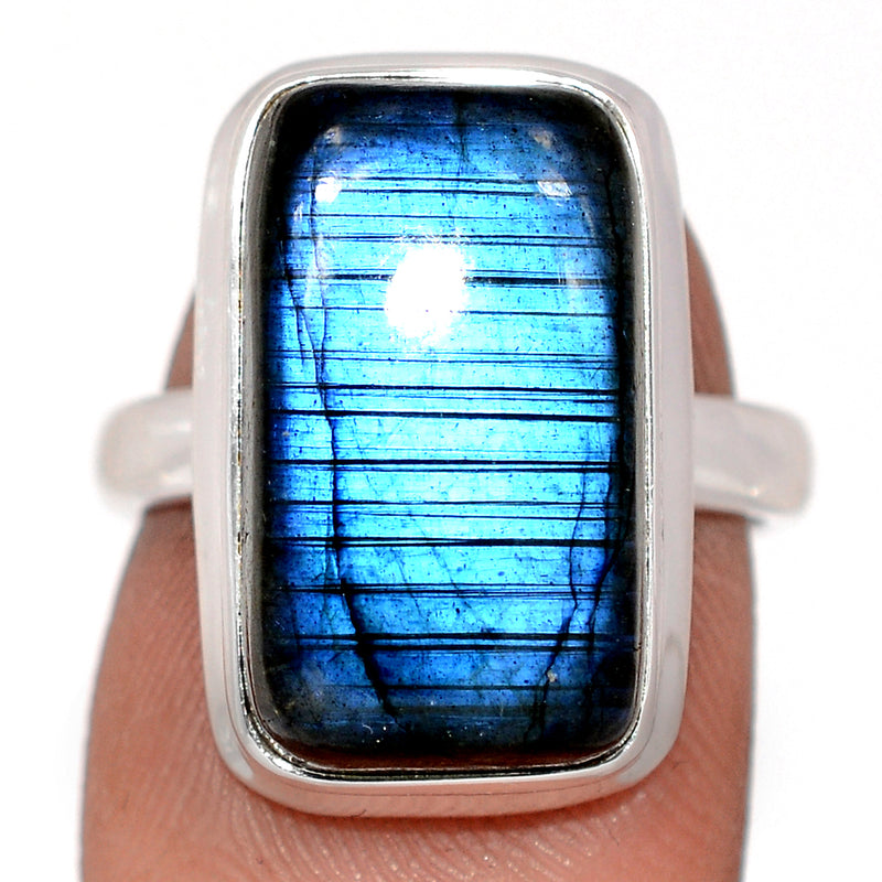 Blue Fire Labradorite Ring - BFLR2031
