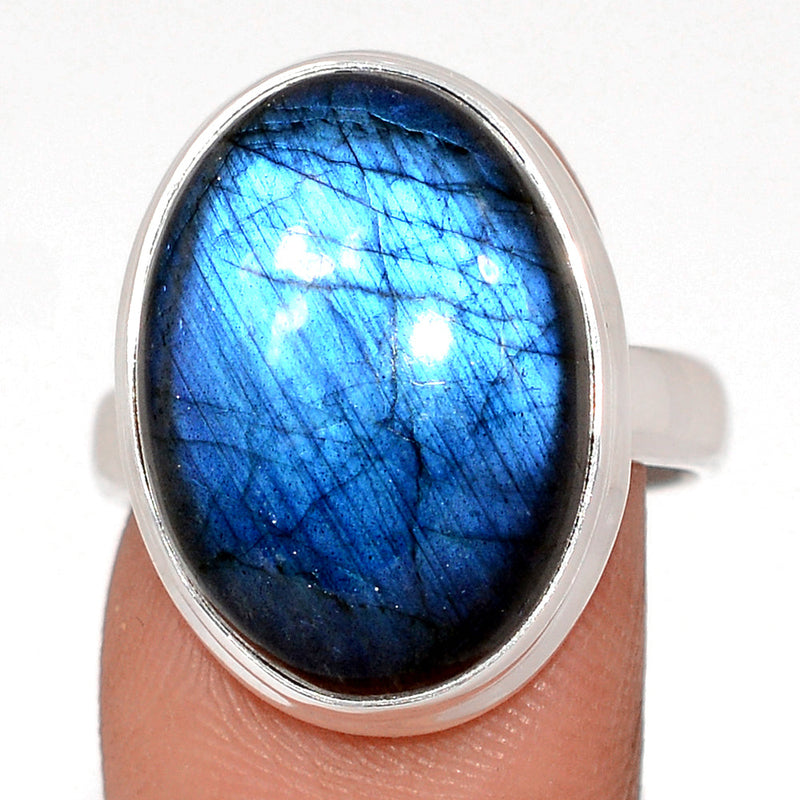 Blue Fire Labradorite Ring - BFLR2151