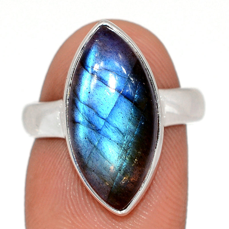 Blue Fire Labradorite Ring - BFLR2201