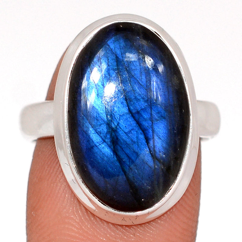 Blue Fire Labradorite Ring - BFLR2206