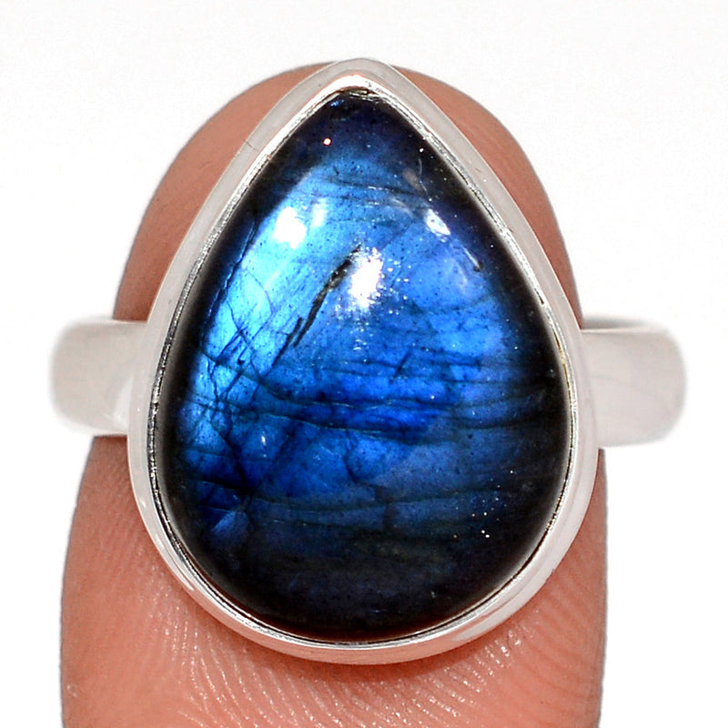 Blue Fire Labradorite Ring - BFLR2209