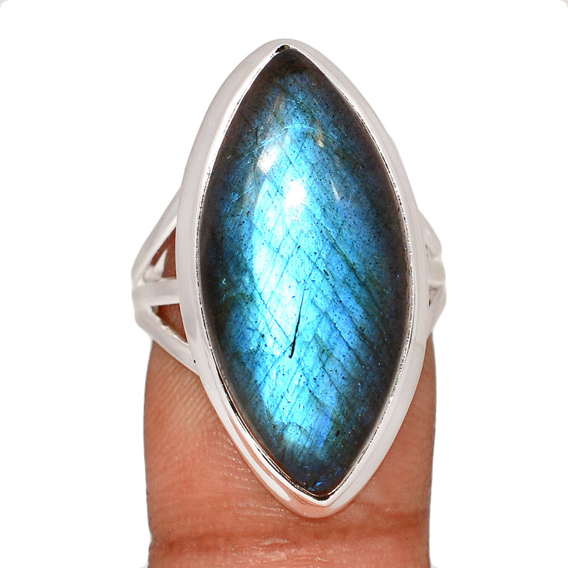 Blue Fire Labradorite Ring - BFLR2217