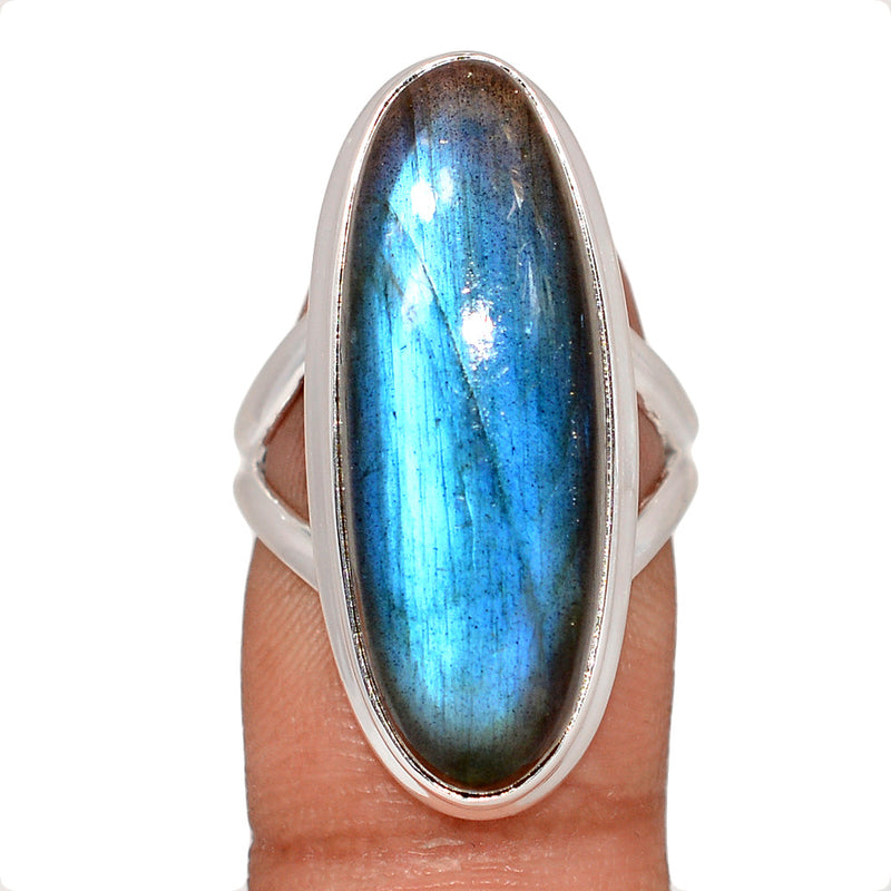 Blue Fire Labradorite Ring - BFLR2218