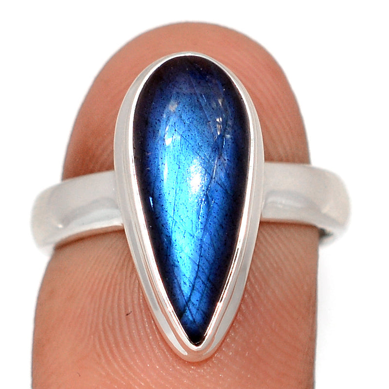Blue Fire Labradorite Ring - BFLR2242