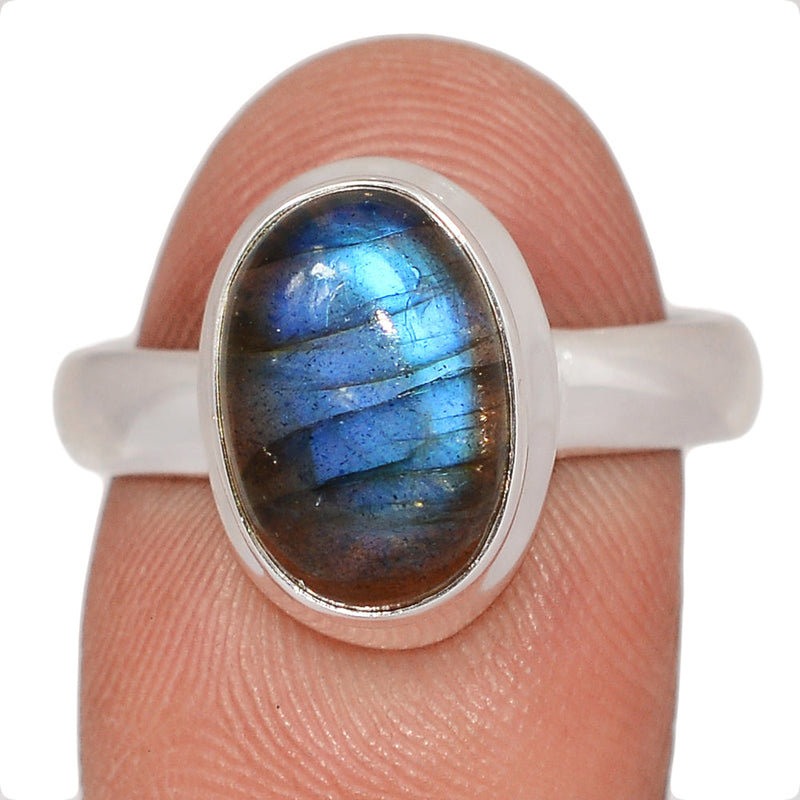 Blue Fire Labradorite Ring - BFLR2293
