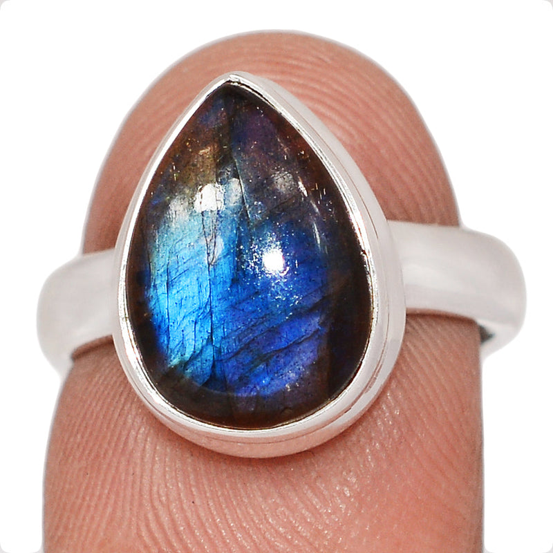 Blue Fire Labradorite Ring - BFLR2306