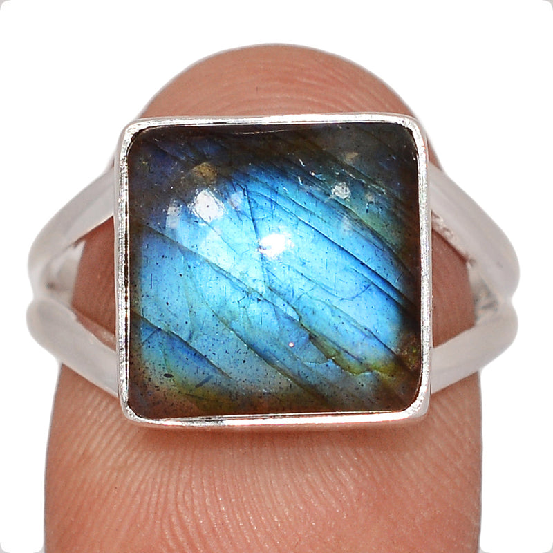 Blue Fire Labradorite Ring - BFLR2310
