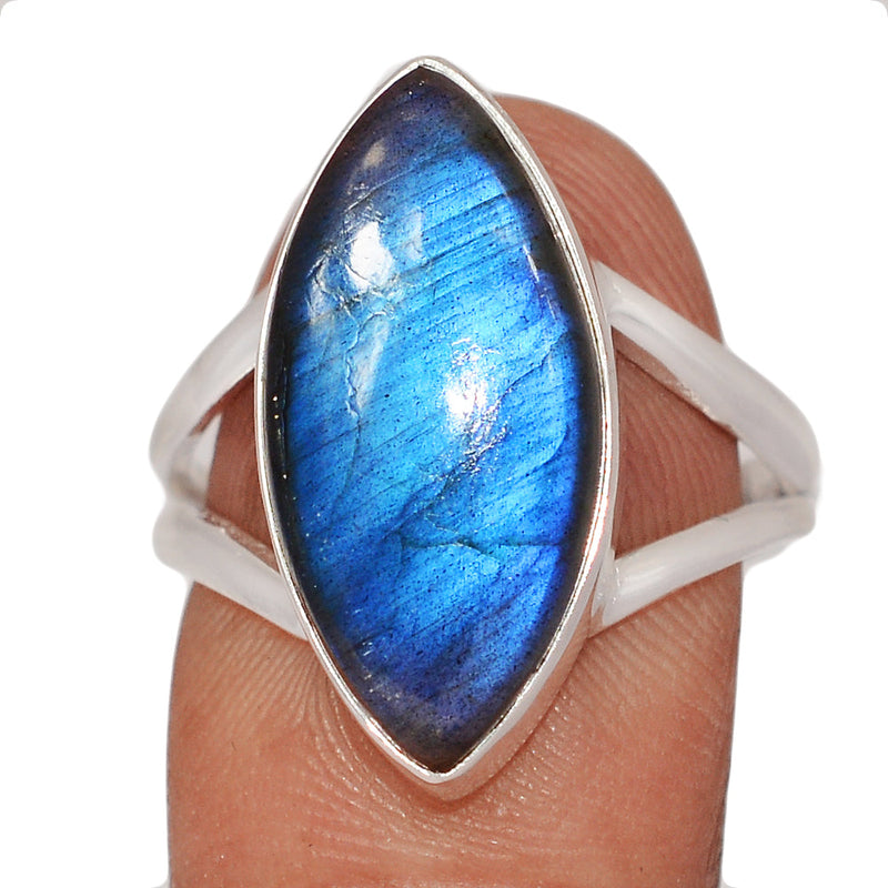Blue Fire Labradorite Ring - BFLR2314