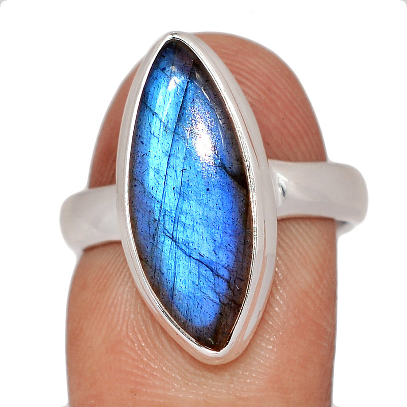 Blue Fire Labradorite Ring - BFLR2323