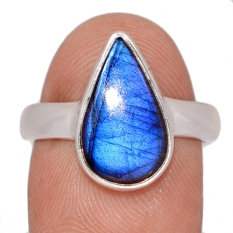 Blue Fire Labradorite Ring - BFLR2324