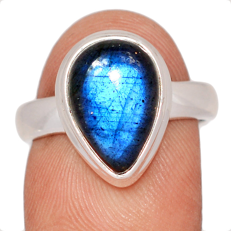 Blue Fire Labradorite Ring - BFLR2328
