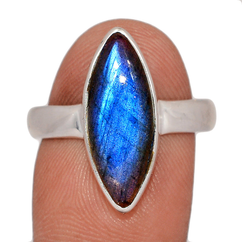 Blue Fire Labradorite Ring - BFLR2332