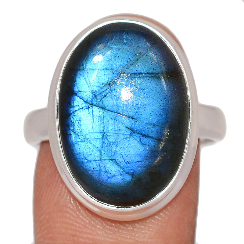 Blue Fire Labradorite Ring - BFLR2349