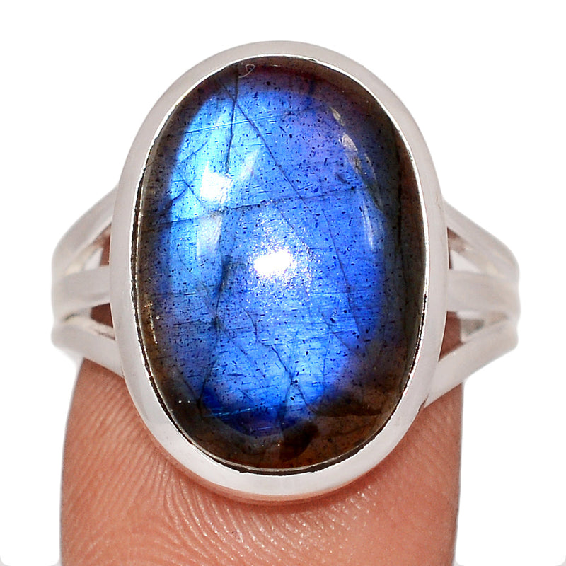 Blue Fire Labradorite Ring - BFLR2351