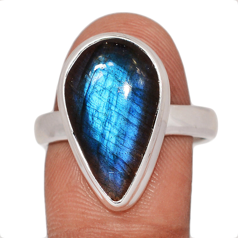 Blue Fire Labradorite Ring - BFLR2353