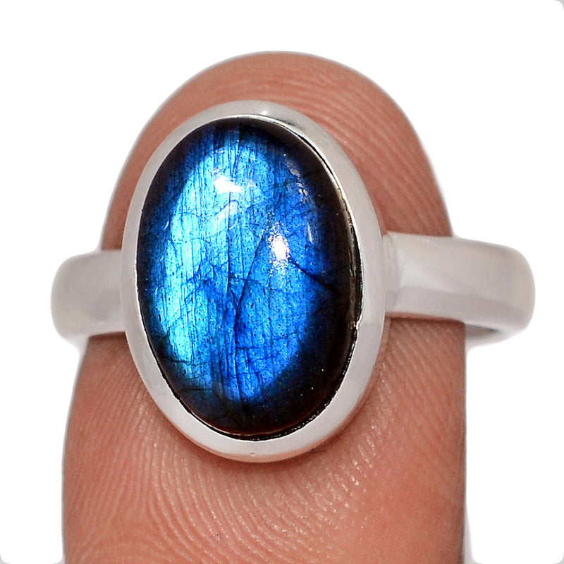 Blue Fire Labradorite Ring - BFLR2355