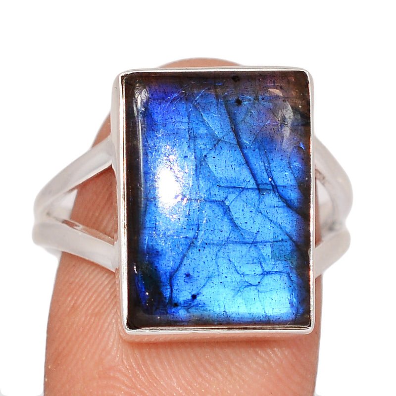 Blue Fire Labradorite Ring - BFLR2361