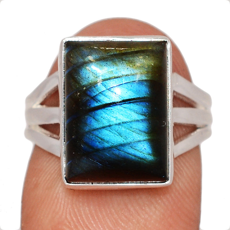 Blue Fire Labradorite Ring - BFLR2362