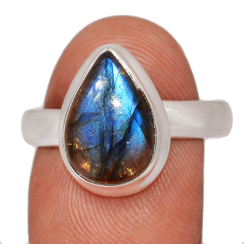 Blue Fire Labradorite Ring - BFLR2368