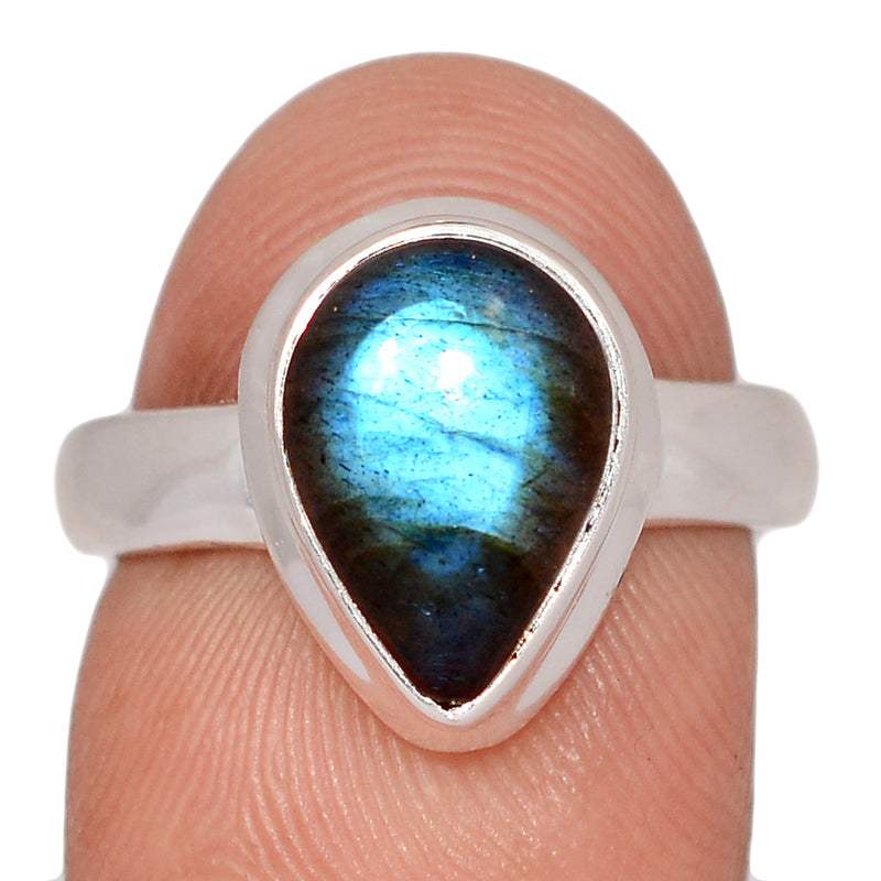 Blue Fire Labradorite Ring - BFLR2416