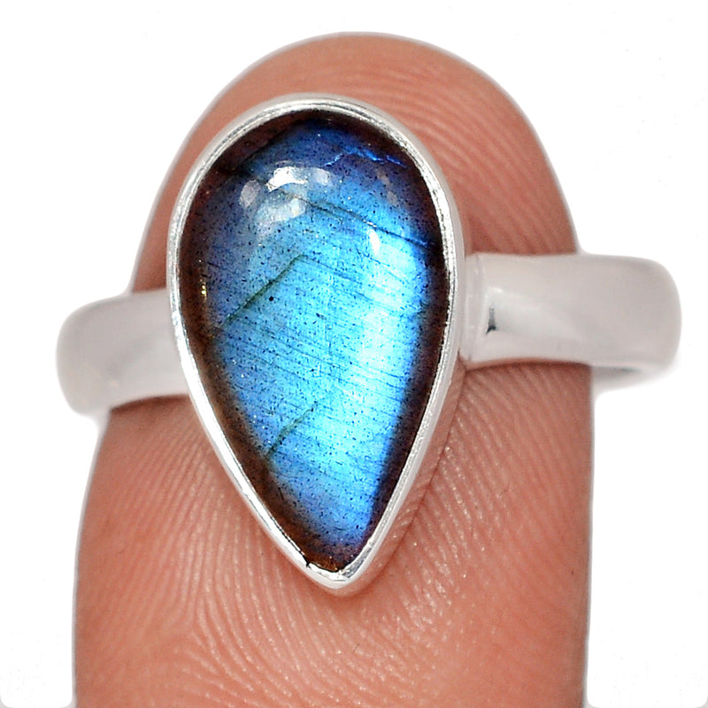 Blue Fire Labradorite Ring - BFLR2440