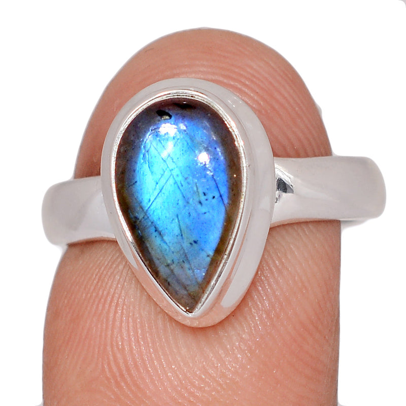 Blue Fire Labradorite Ring - BFLR2448