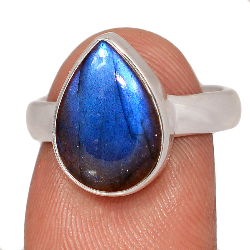 Blue Fire Labradorite Ring - BFLR2460