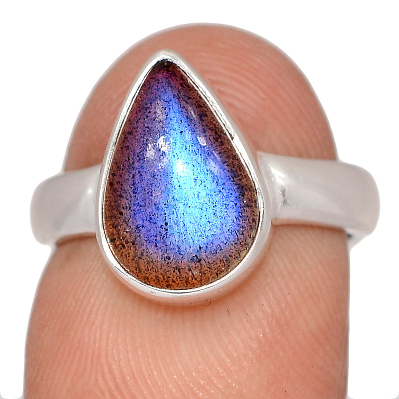 Blue Fire Labradorite Ring - BFLR2462