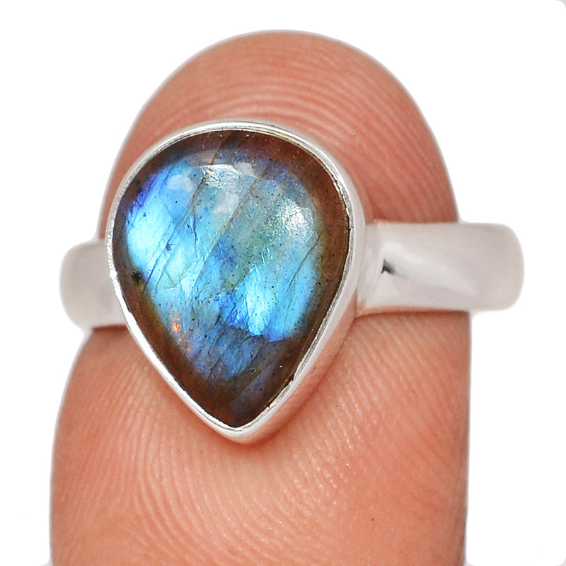 Blue Fire Labradorite Ring - BFLR2472