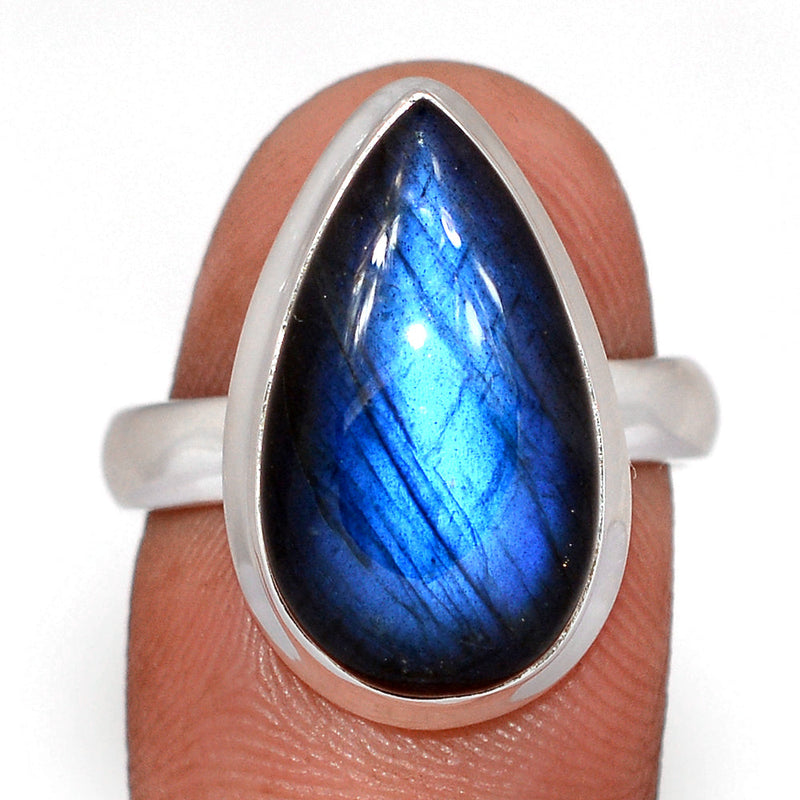 Blue Fire Labradorite Ring - BFLR2504